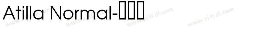 Atilla Normal字体转换